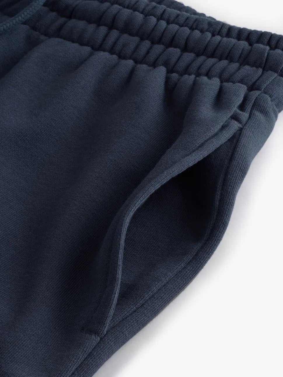Black/Navy Blue Open Brushback Heavyweight Open 2 Pack Joggers