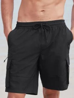 Black/Navy Blue Utility Swim Shorts 2 Pack