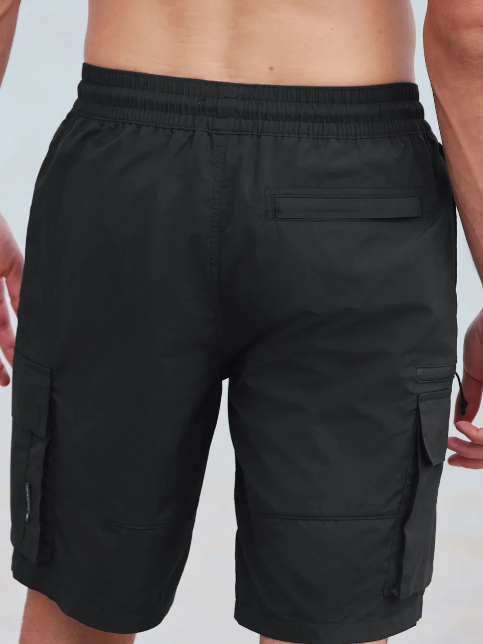 Black/Navy Blue Utility Swim Shorts 2 Pack
