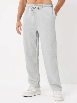 Black/Navy Blue/Grey Marl Brushback Heavyweight 3 Pack Joggers
