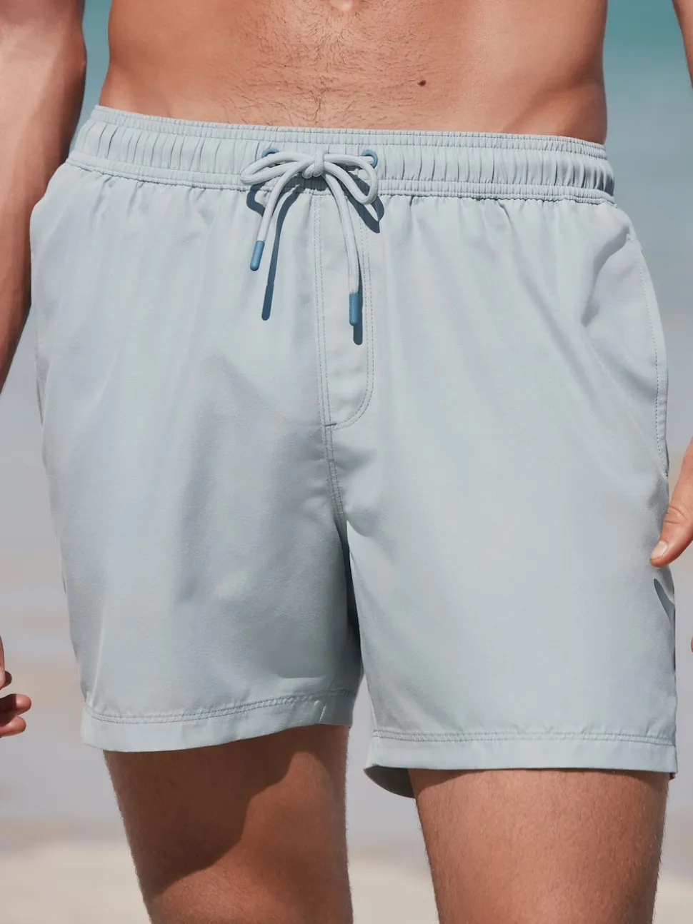 Black/Navy Blue/Light Blue/Grey Essential Swim Shorts 4 Pack