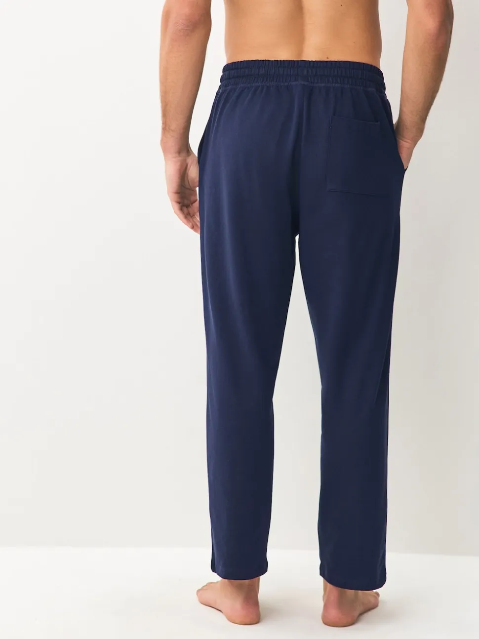 Black/Navy Open Loopback Soft Touch 2 Pack Open Joggers