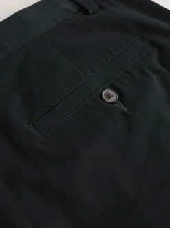 Black/Navy Slim Fit Stretch Chino Shorts 2 Pack