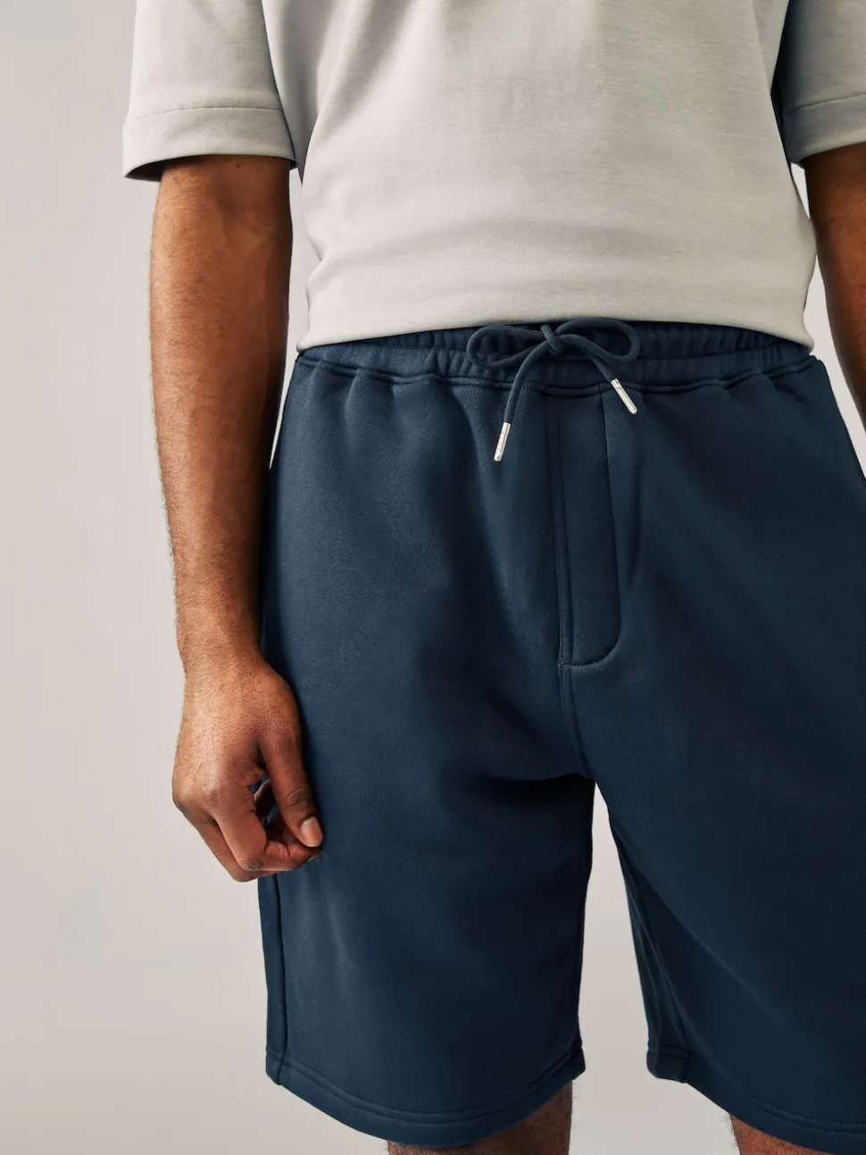 Black/Navy Soft Fabric Jersey Shorts 2 Pack