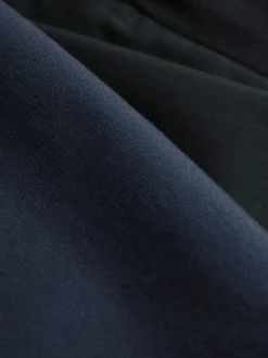 Black/Navy Straight Fit Stretch Chino Shorts 2 Pack
