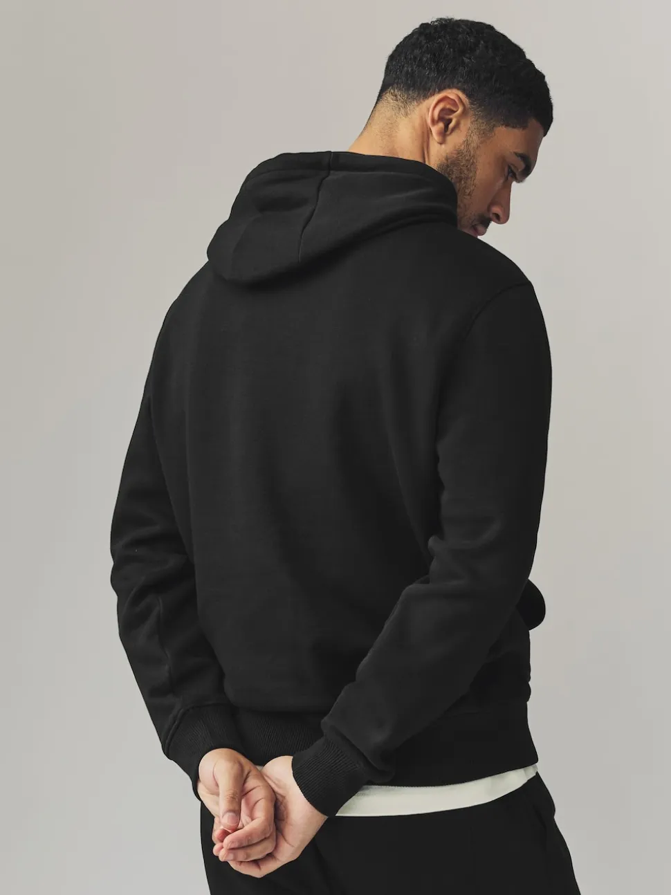Black/Navy/Grey Marl Jersey Hoodies 3 Pack
