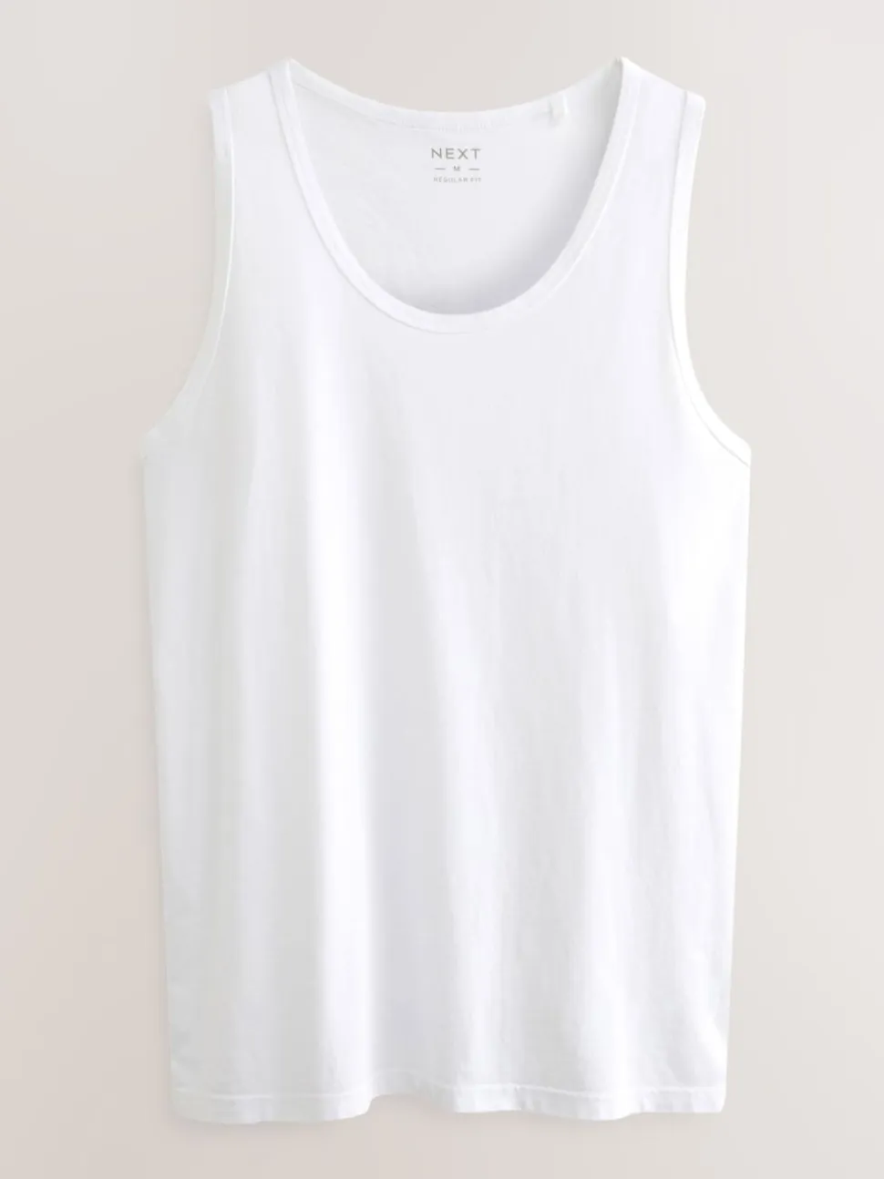Black/Navy/White/Blue 100% Cotton Vests 4 Pack