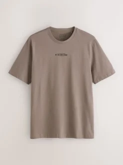 Black/Neutral/Green Regular Fit Graphic Print T-Shirts 3 Pack