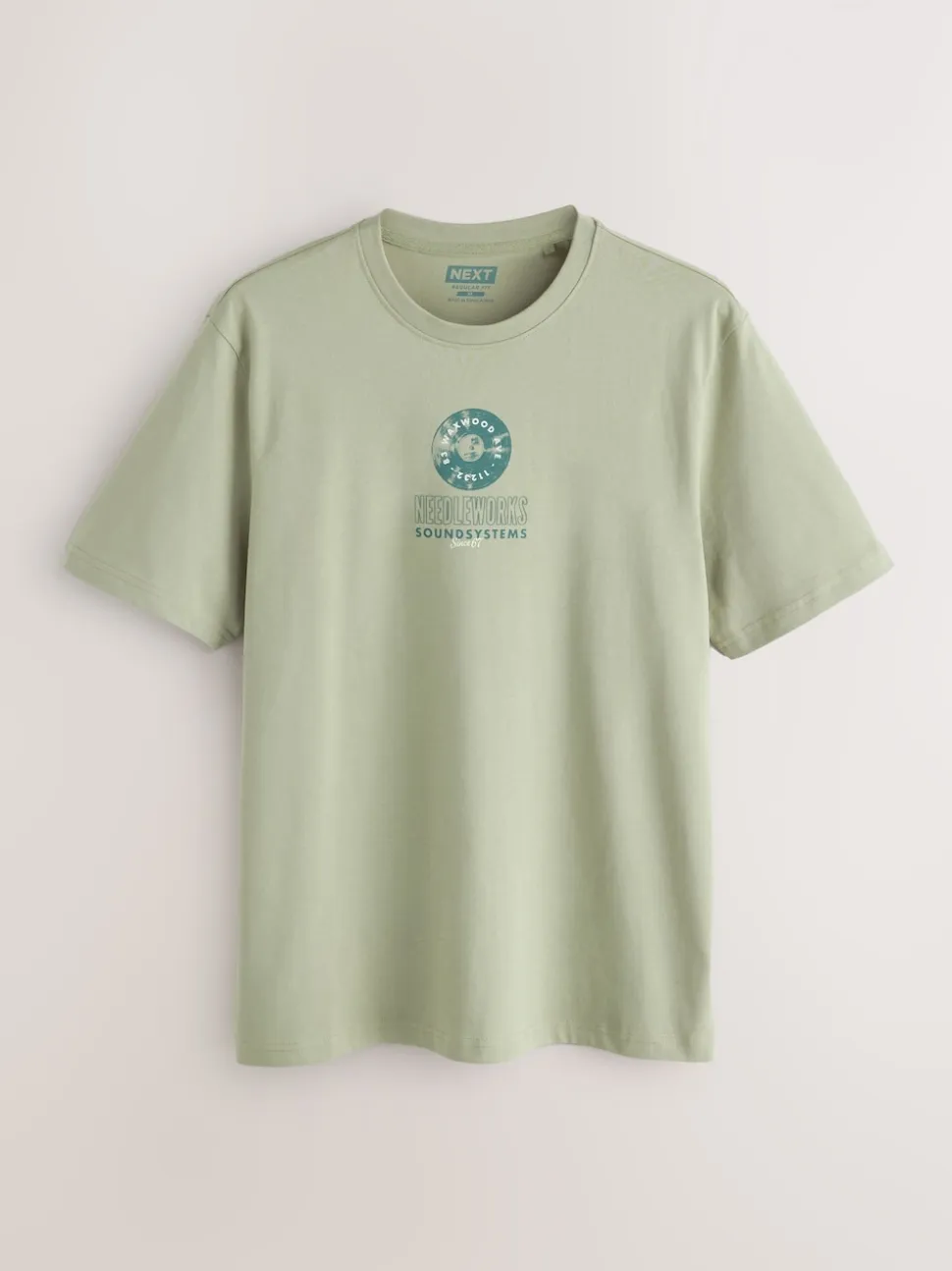 Black/Neutral/Green Regular Fit Graphic Print T-Shirts 3 Pack