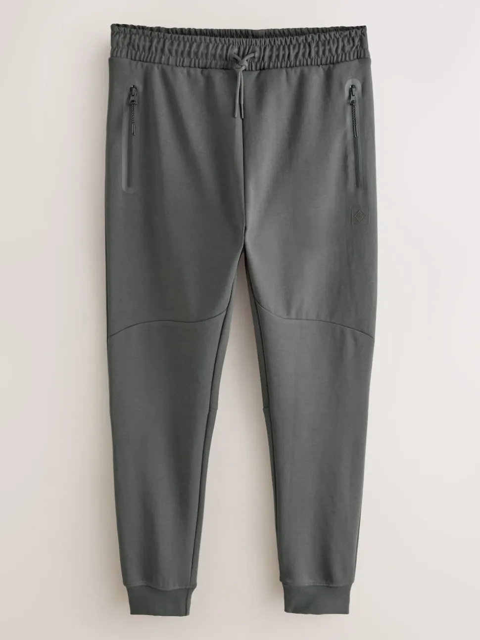 Black/Slate Grey Interlock Soft Touch 2 Pack Cuffed Joggers