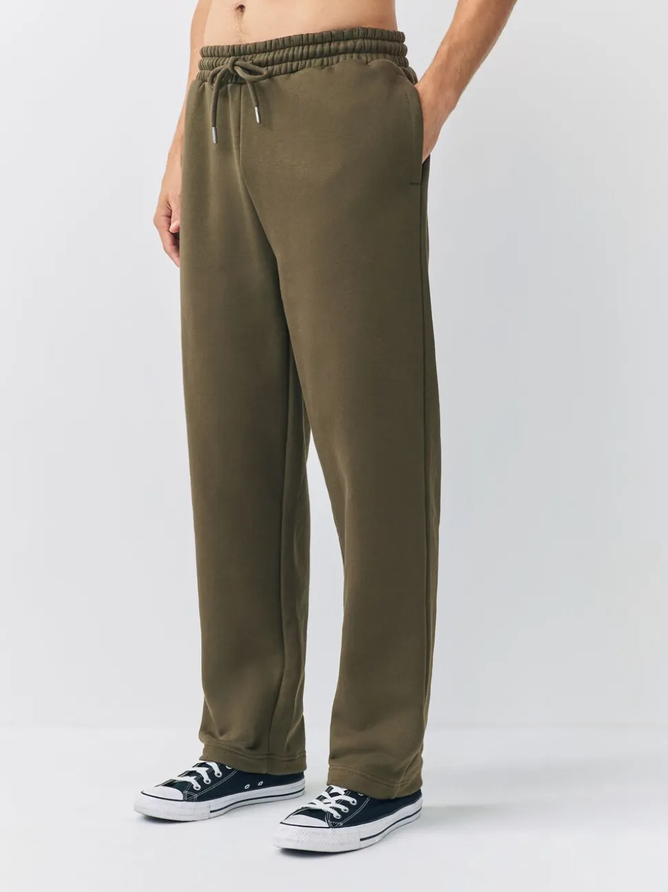 Black/Slate Grey/Khaki Green Brushback Heavyweight 3 Pack Joggers