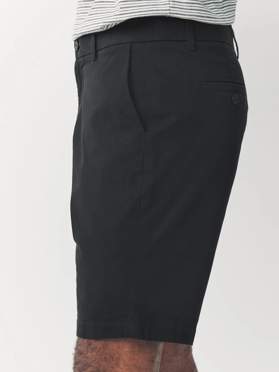 Black/Vintage Blue/ White/ Mushroom Straight Fit Stretch Chino Shorts 4 Pack
