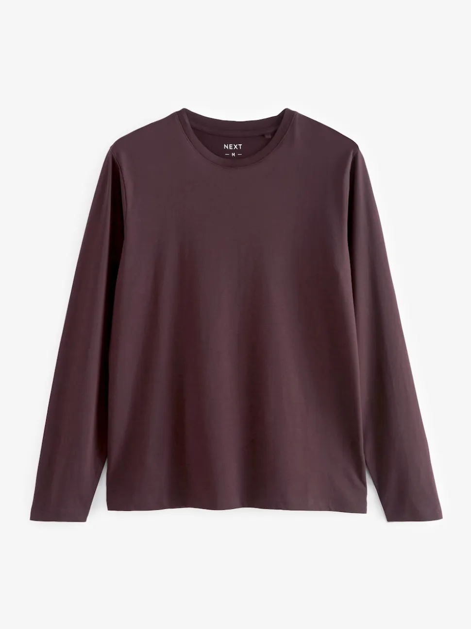 Black/White/Navy Blue/Green/Burgundy Red Regular Fit Regular Fit Long Sleeve 100% Cotton T-Shirts 5 Pack