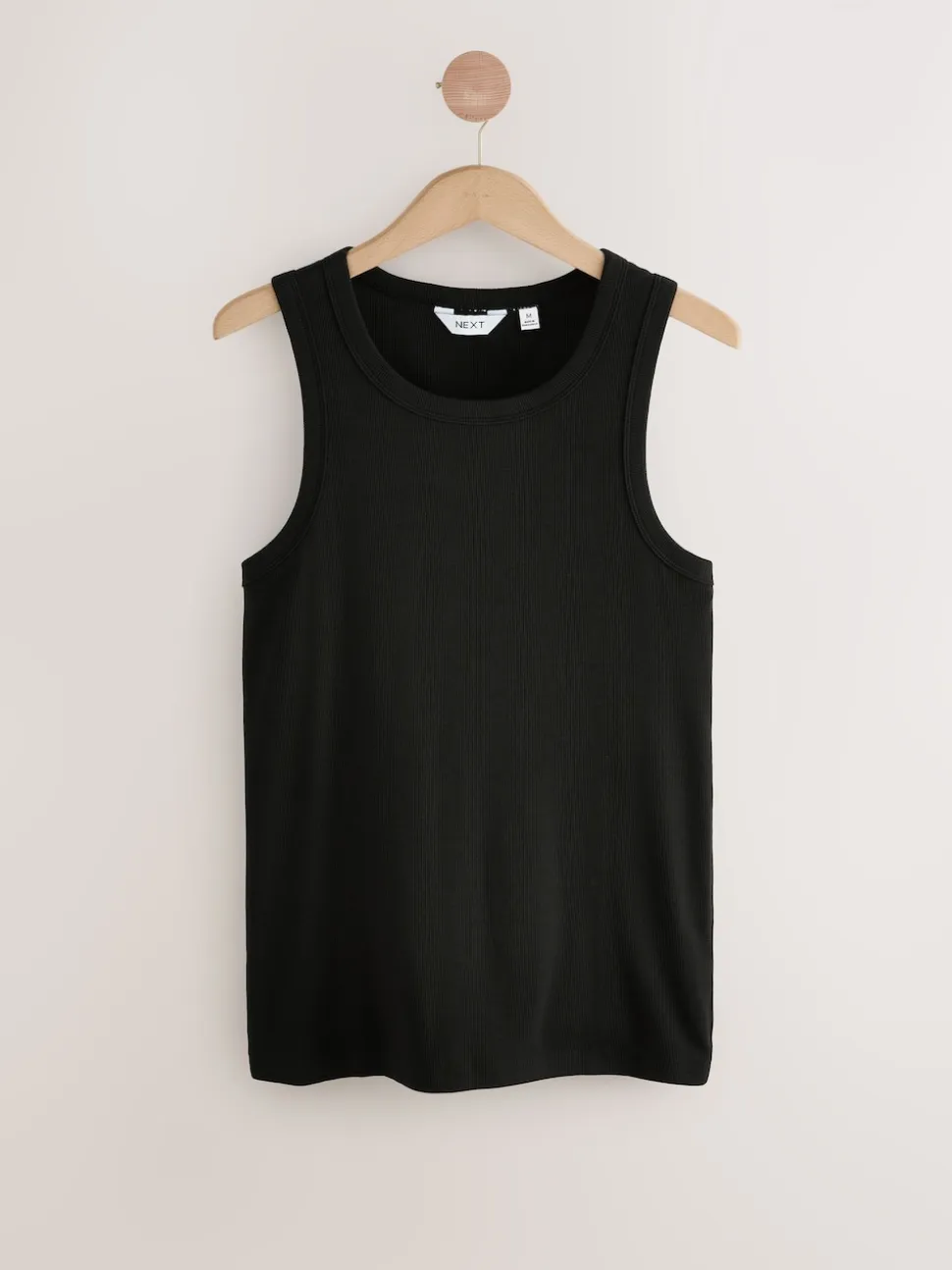 Black/White/Neutral/Navy 4 Pack Slim Ribbed Vest