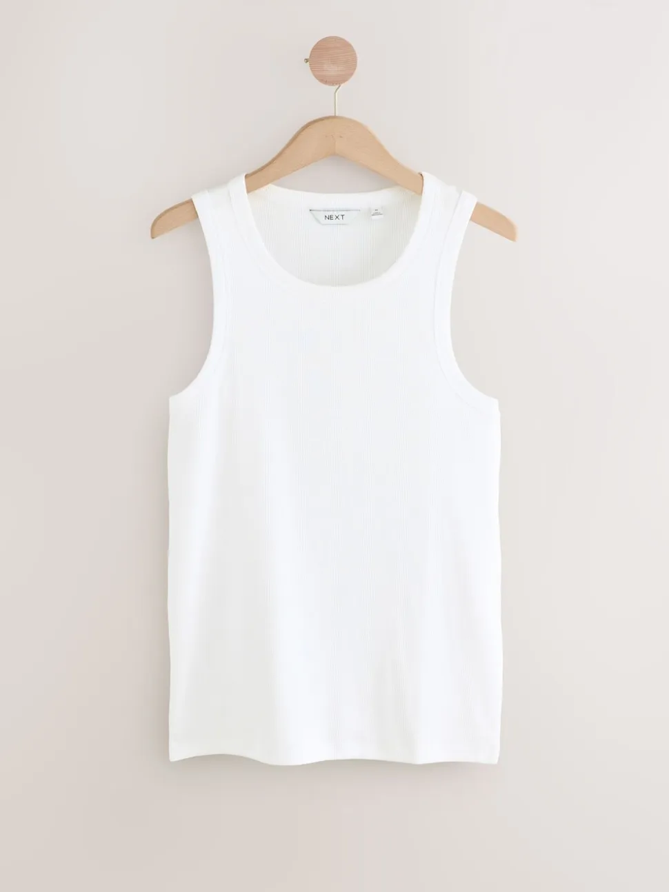 Black/White/Neutral/Navy 4 Pack Slim Ribbed Vest