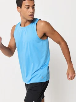 Blue Active Gym Textured Training Vest