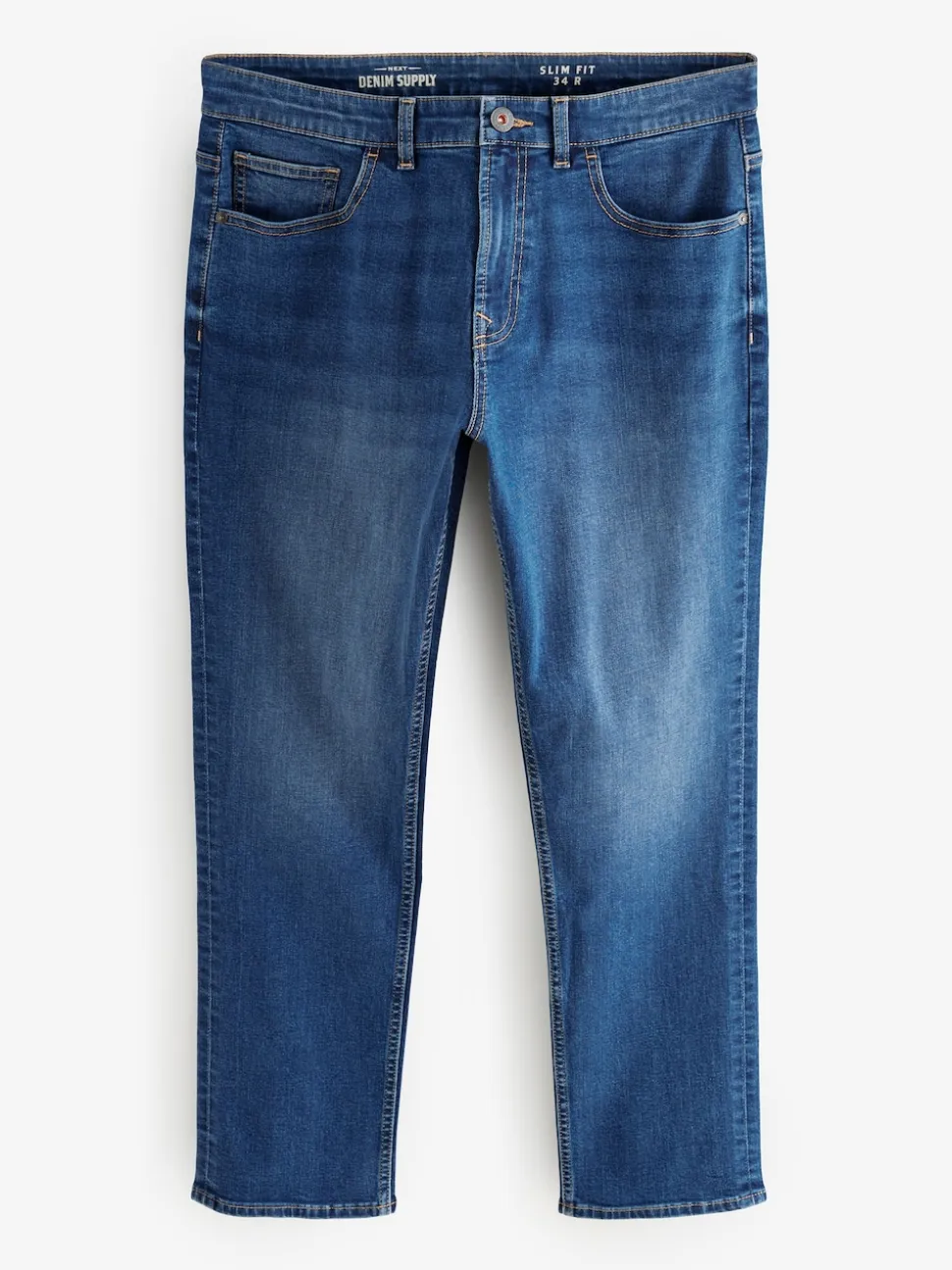 Blue Authentic Single Slim Fit Classic Stretch Jeans
