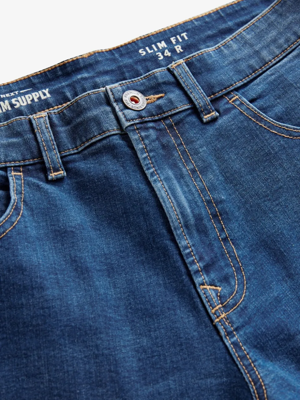 Blue Authentic Single Slim Fit Classic Stretch Jeans