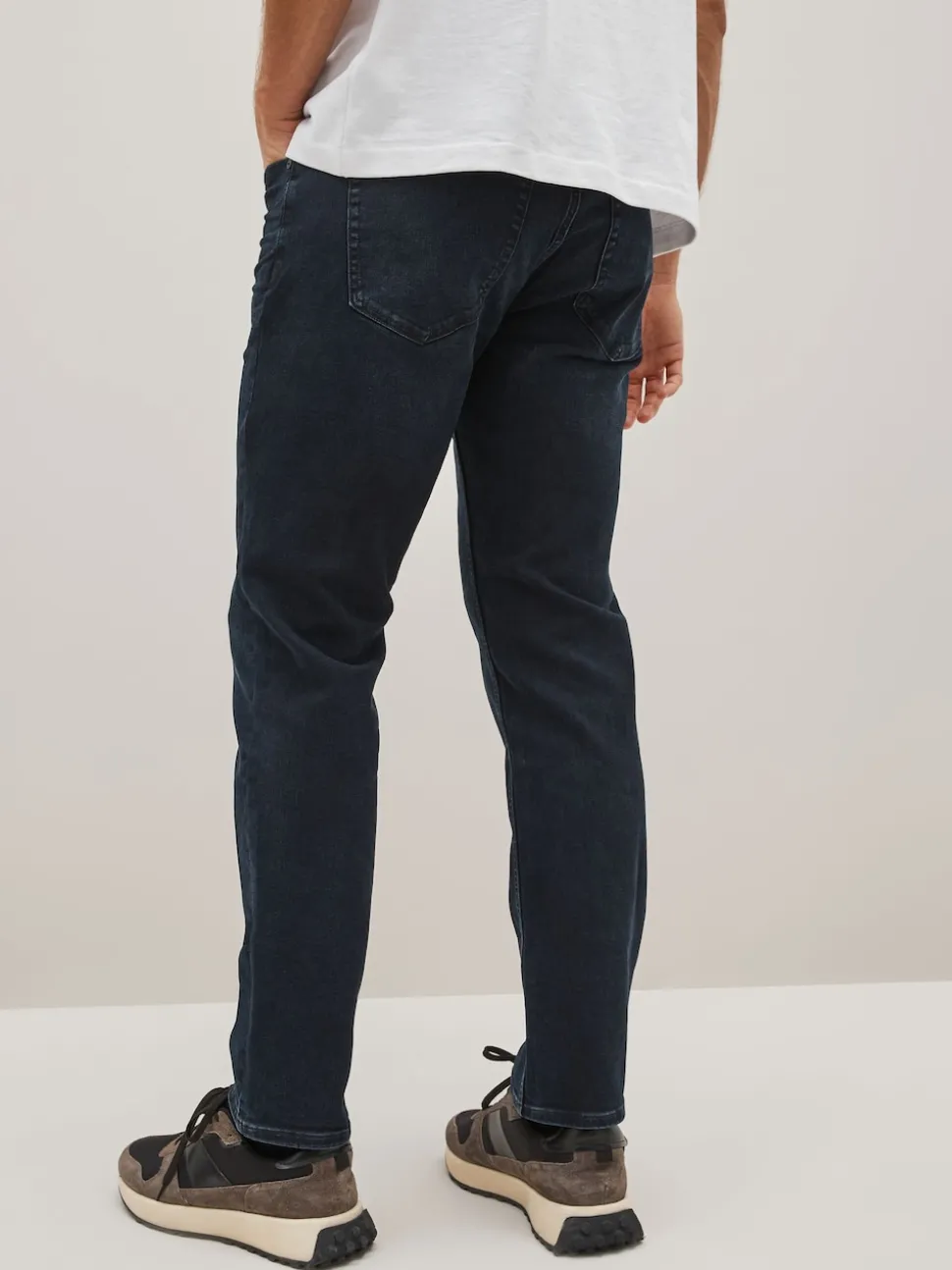 Blue Black Single Slim Fit Classic Stretch Jeans