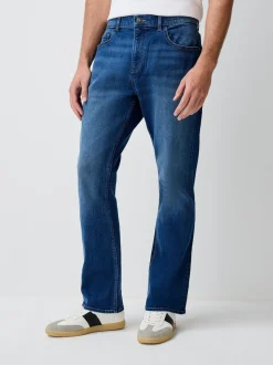 Blue Bootcut Classic Stretch Jeans