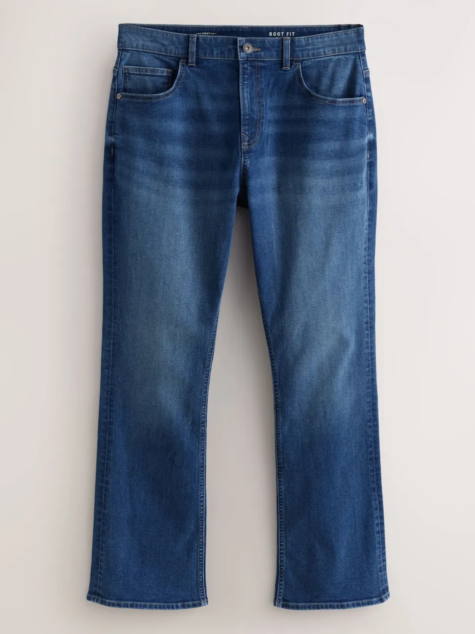 Blue Bootcut Classic Stretch Jeans