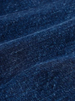 Blue Classic Vintage Relaxed Fit Vintage Wash Denim Jeans