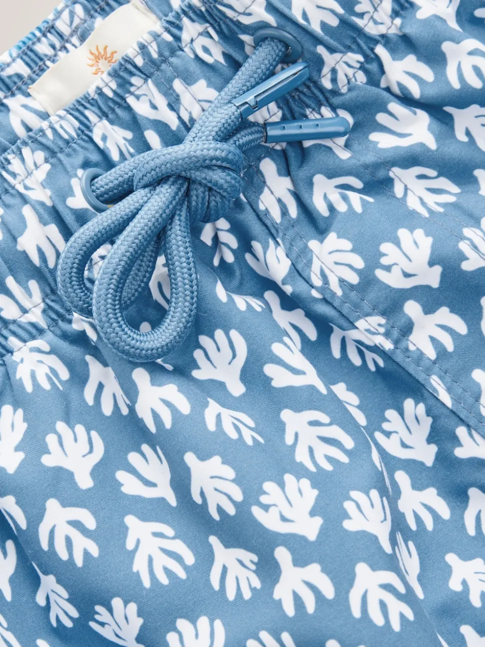 Blue Coral Printed Swim Shorts