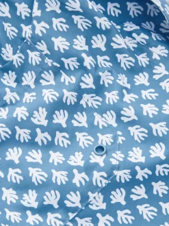 Blue Coral Printed Swim Shorts