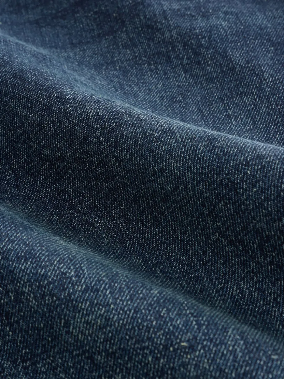Blue Dark Baggy Fit Vintage Wash Denim Jeans