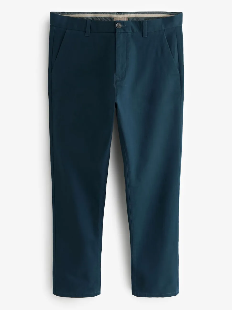 Blue Dark Slim Fit Stretch Chinos Trousers
