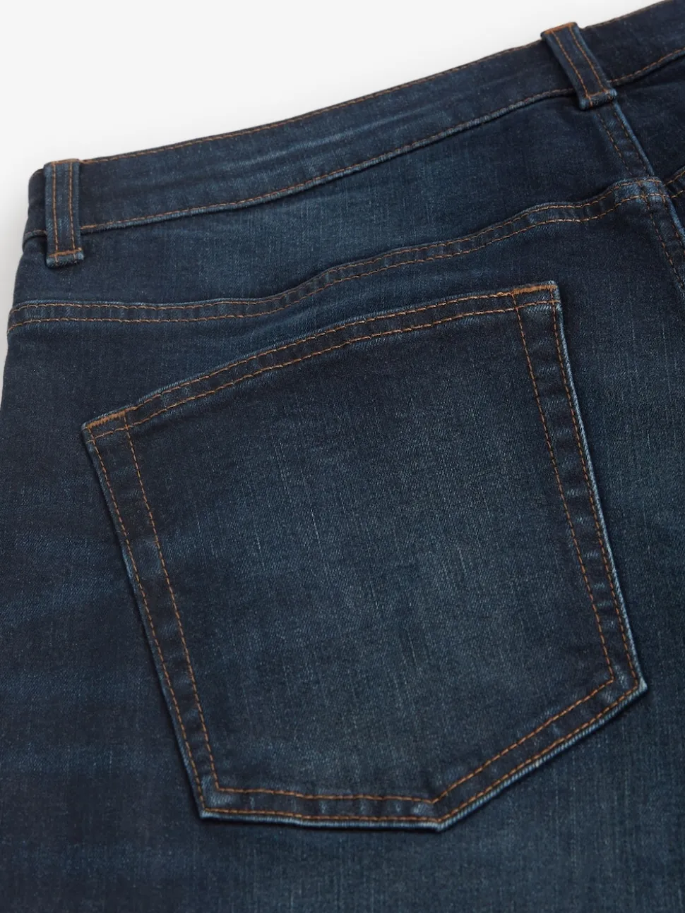 Blue Deep Slim Fit Authentic Stretch Denim Jeans