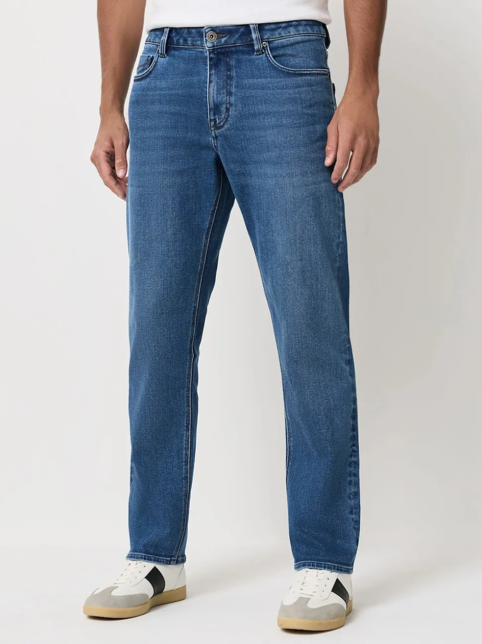 Blue Denim - ThermoGen Straight Fit Motionflex Jeans