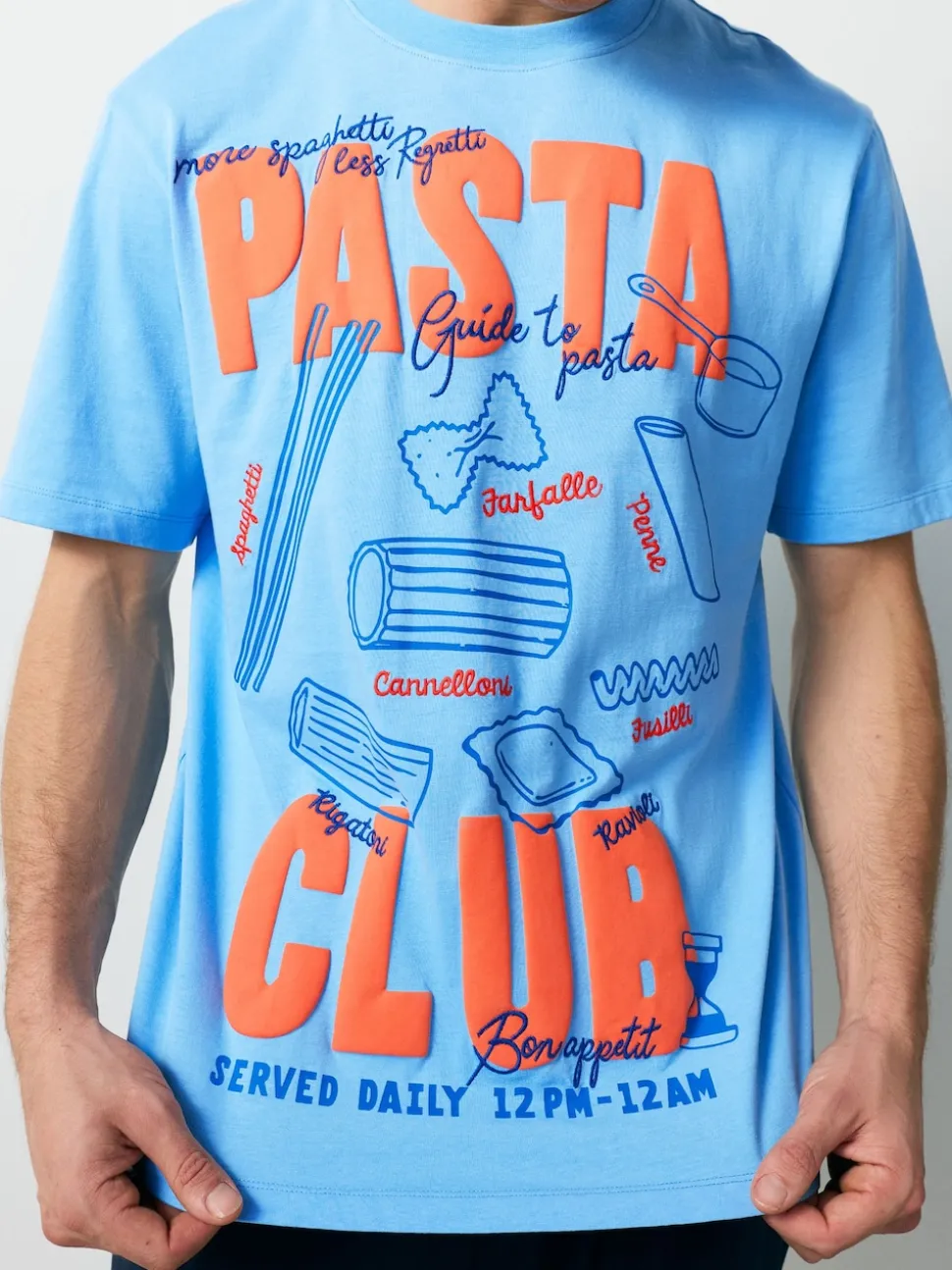 Blue Graphic Short Sleeve Jersey Pyjamas Set