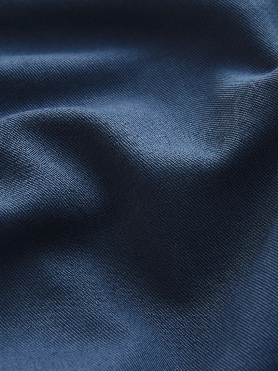Blue Hem Pocket Shacket