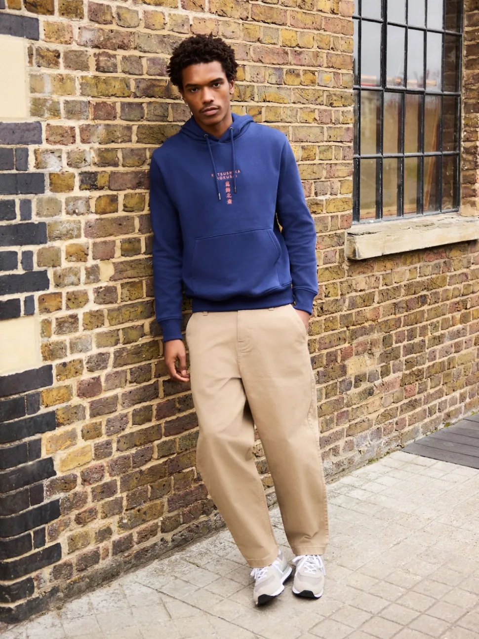 Blue Hokusai Licence Graphic Crew Neck Sweatshirt