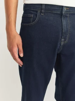 Blue Indigo Rinse Single Slim Fit Classic Stretch Jeans