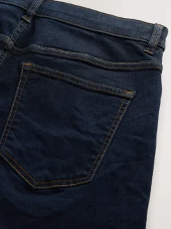 Blue Indigo Rinse Single Slim Fit Classic Stretch Jeans