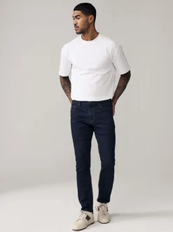 Blue Indigo Rinse Slim Fit Comfort Stretch Jeans