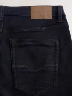 Blue Indigo Rinse Straight Fit Comfort Stretch Jeans