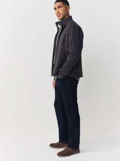 Blue Indigo Rinse Straight Fit Comfort Stretch Jeans