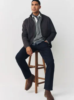 Blue Indigo Rinse Straight Fit Comfort Stretch Jeans