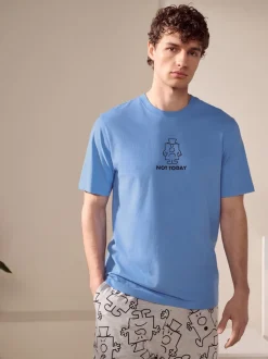 Blue Licence Mr Men Grumpy Short Pyjamas Set