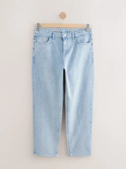 Blue Light Authentic Relaxed Fit Vintage Wash Denim Jeans