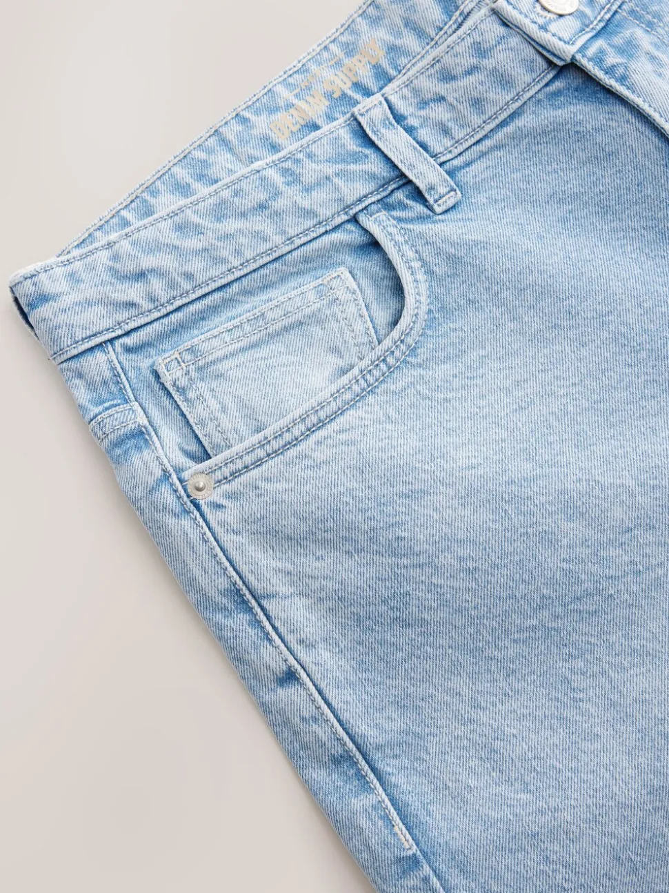 Blue Light Authentic Relaxed Fit Vintage Wash Denim Jeans