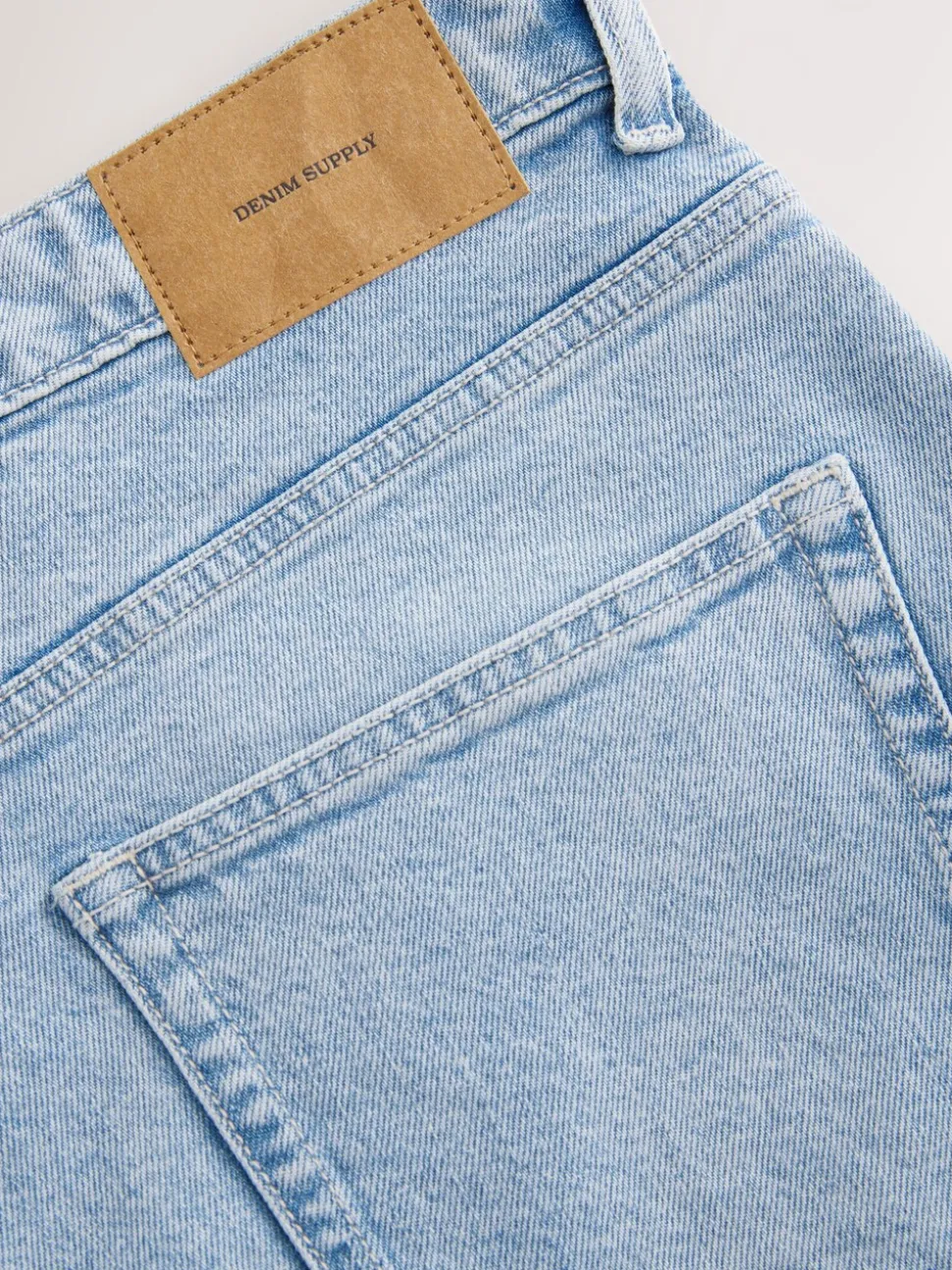 Blue Light Authentic Relaxed Fit Vintage Wash Denim Jeans