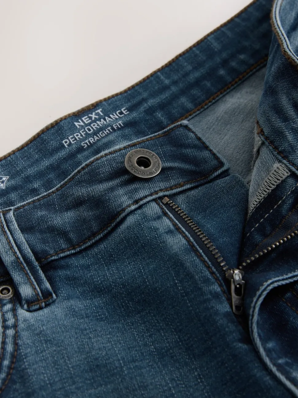 Blue Light Straight Fit Motionflex Jeans