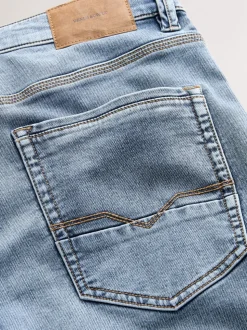 Blue Light Vintage Straight Fit Comfort Stretch Jeans