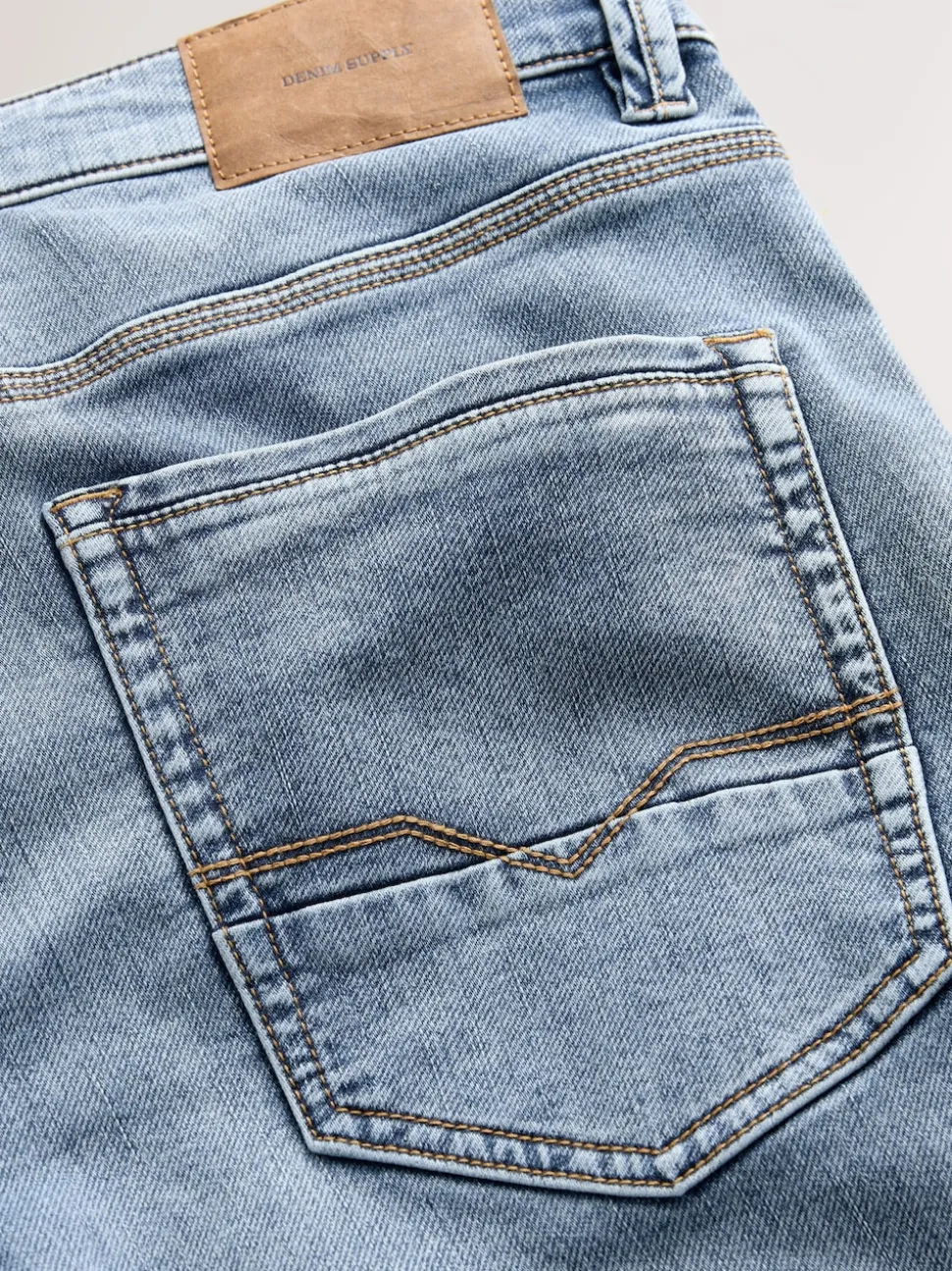 Blue Light Vintage Straight Fit Comfort Stretch Jeans