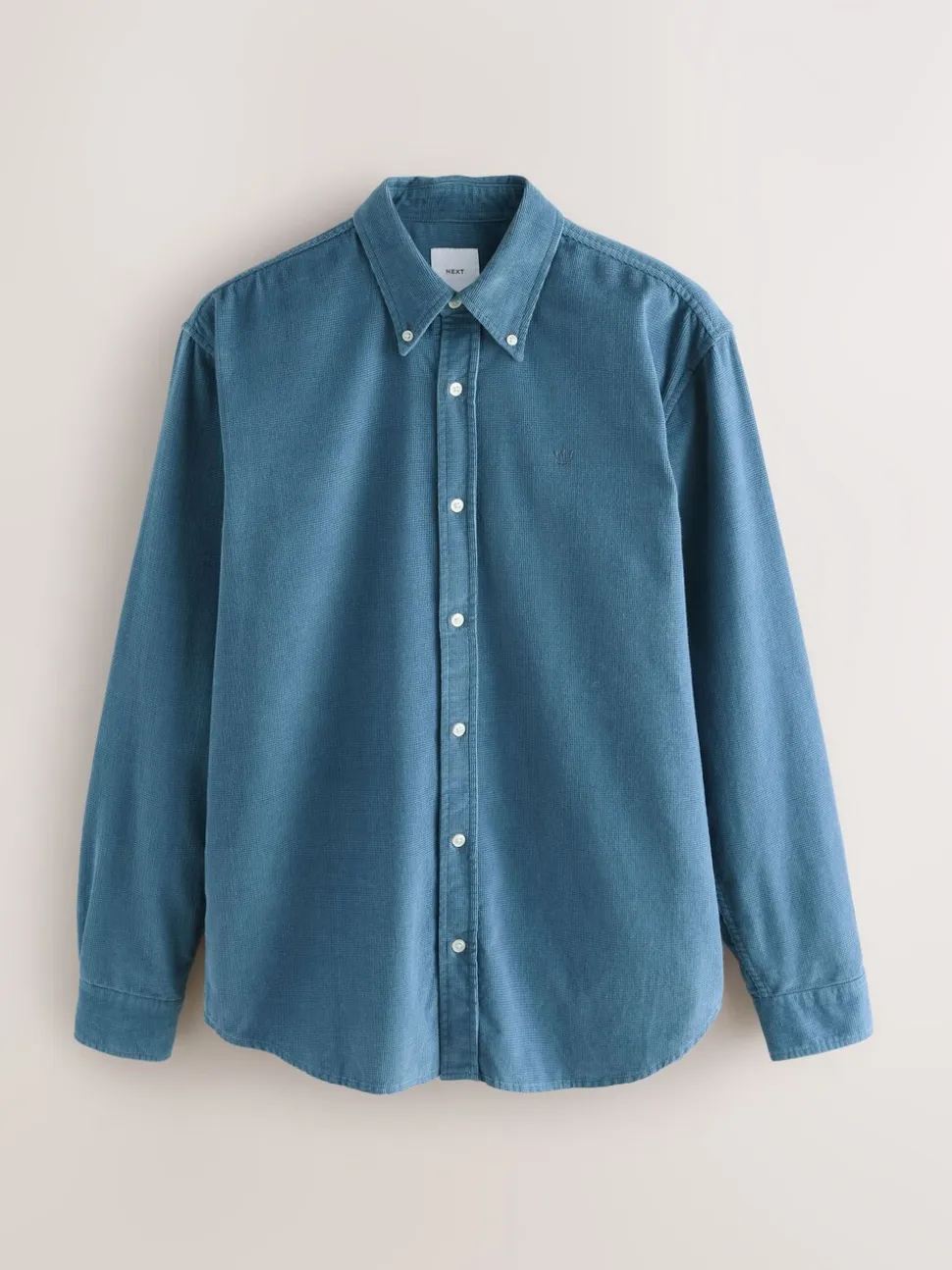 Blue Long Sleeve Cord Shirt