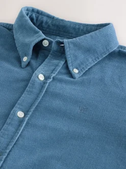 Blue Long Sleeve Cord Shirt